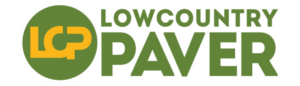Lowcountry Paver logo with green and gold LCP circle and bold green text on a white background.